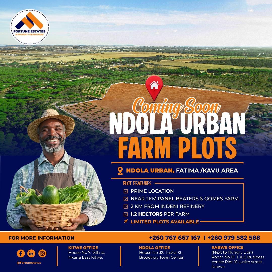 Ndola Urban Farm Plots